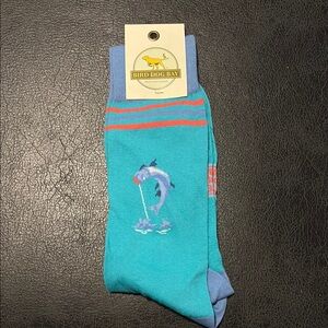 Bird Dog Bay Men's Blue Socks